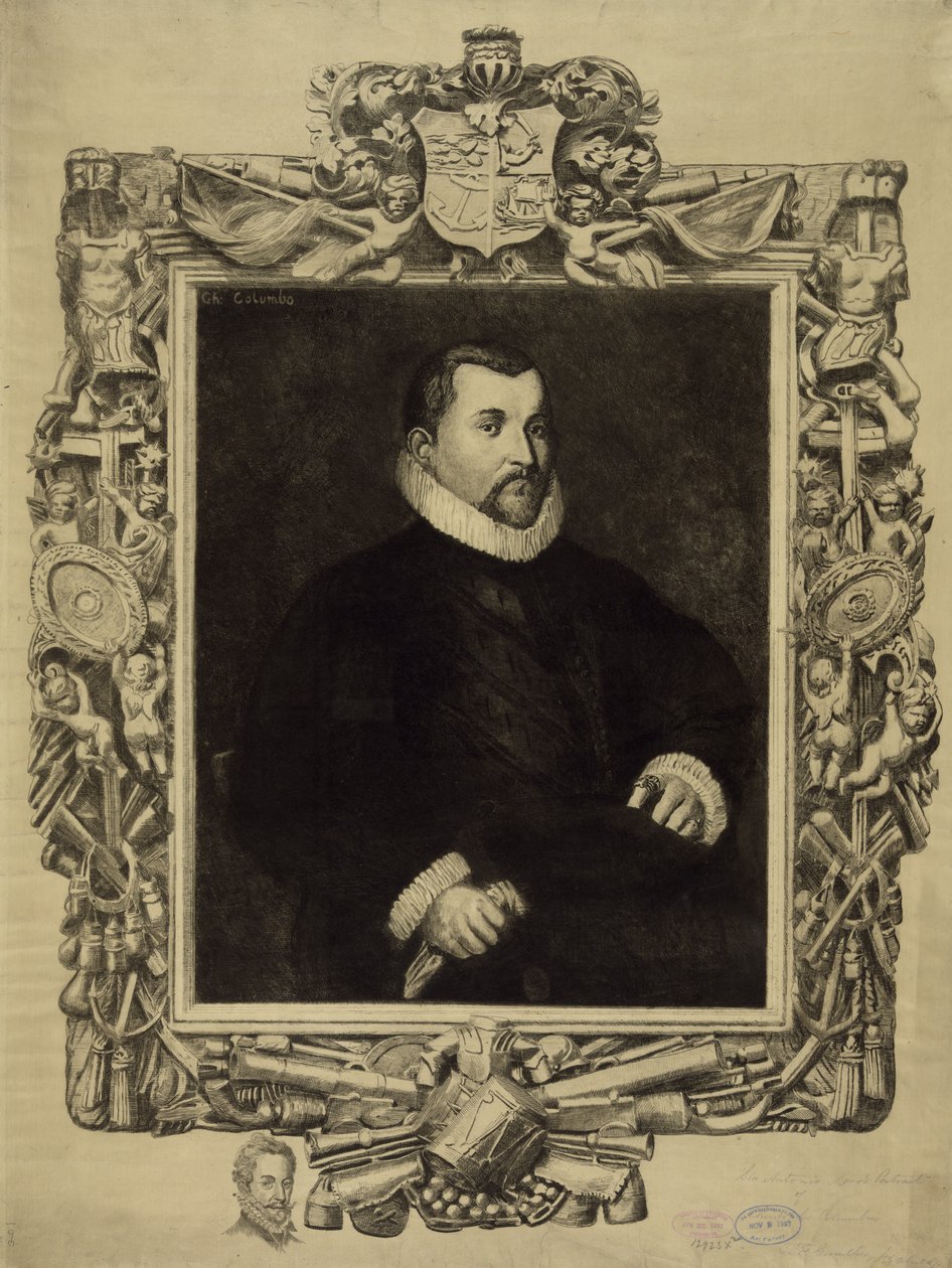 Christophe Colomb (1451-1506), c.1892 - Antonio  Moroni