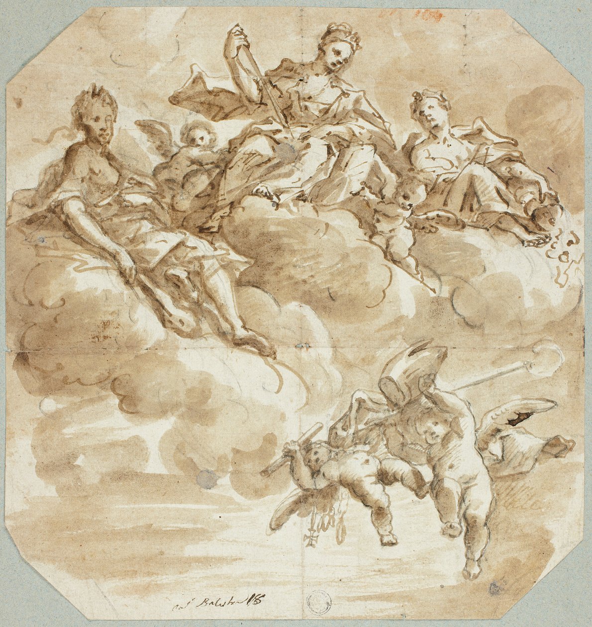 Marie, reine du ciel ou apothéose de la sainte - Antonio Balestra