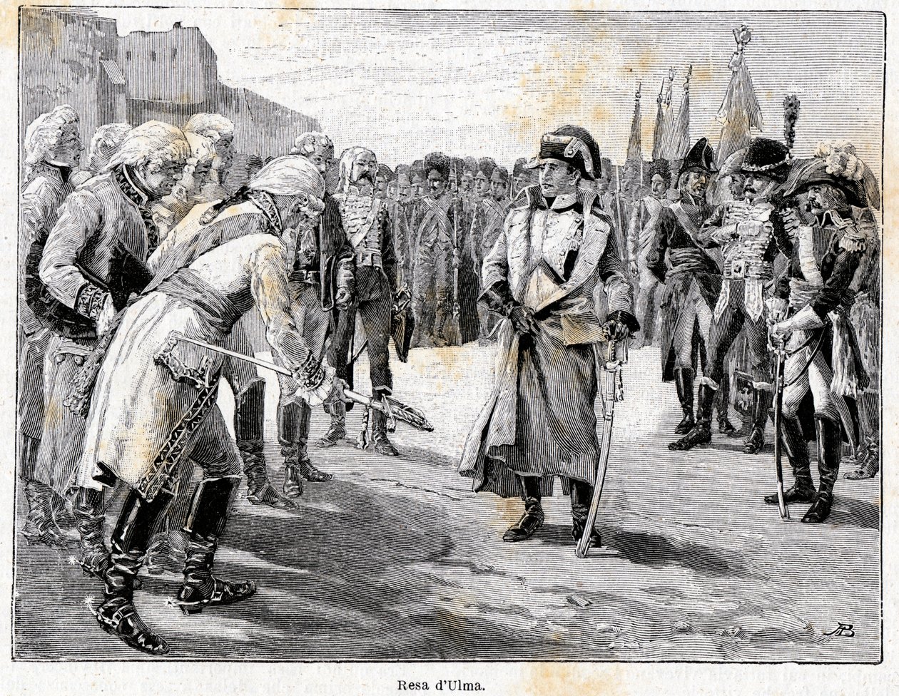 Napoléon Bonaparte, victorieux à la bataille d