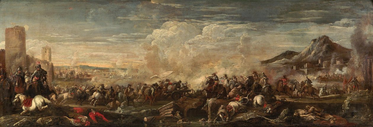 Scène de combat - Antonio Calza
