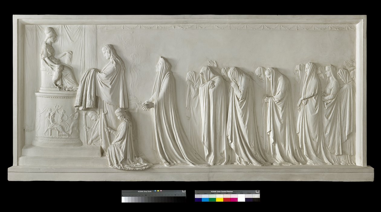 Hécube offrant le péplum à Pallas Athéna - Antonio Canova