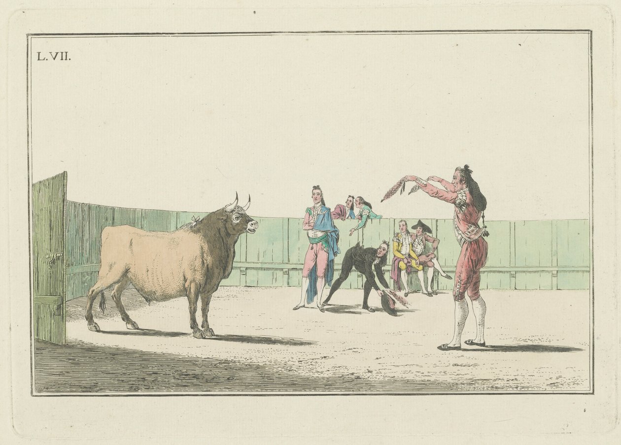 Planche VII, de la série Colección de las principales suertes de una corrida de toros - Antonio Carnicero