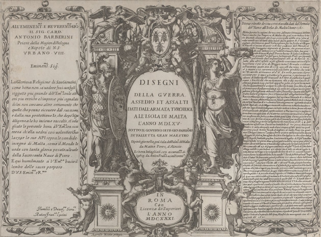 Frontispice pour Dessins de la guerre, siège et assaut de l
