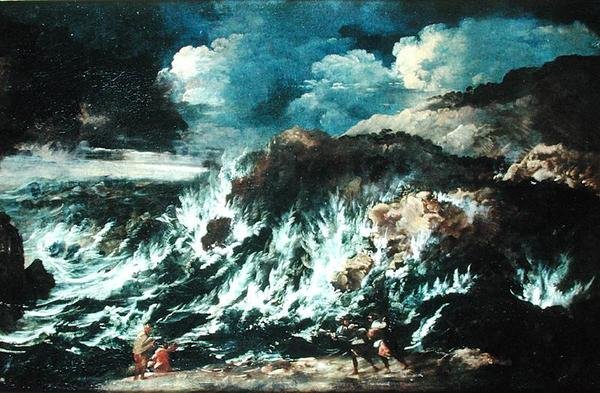 La tempête, avant 1700 - Antonio Francesco Peruzzini