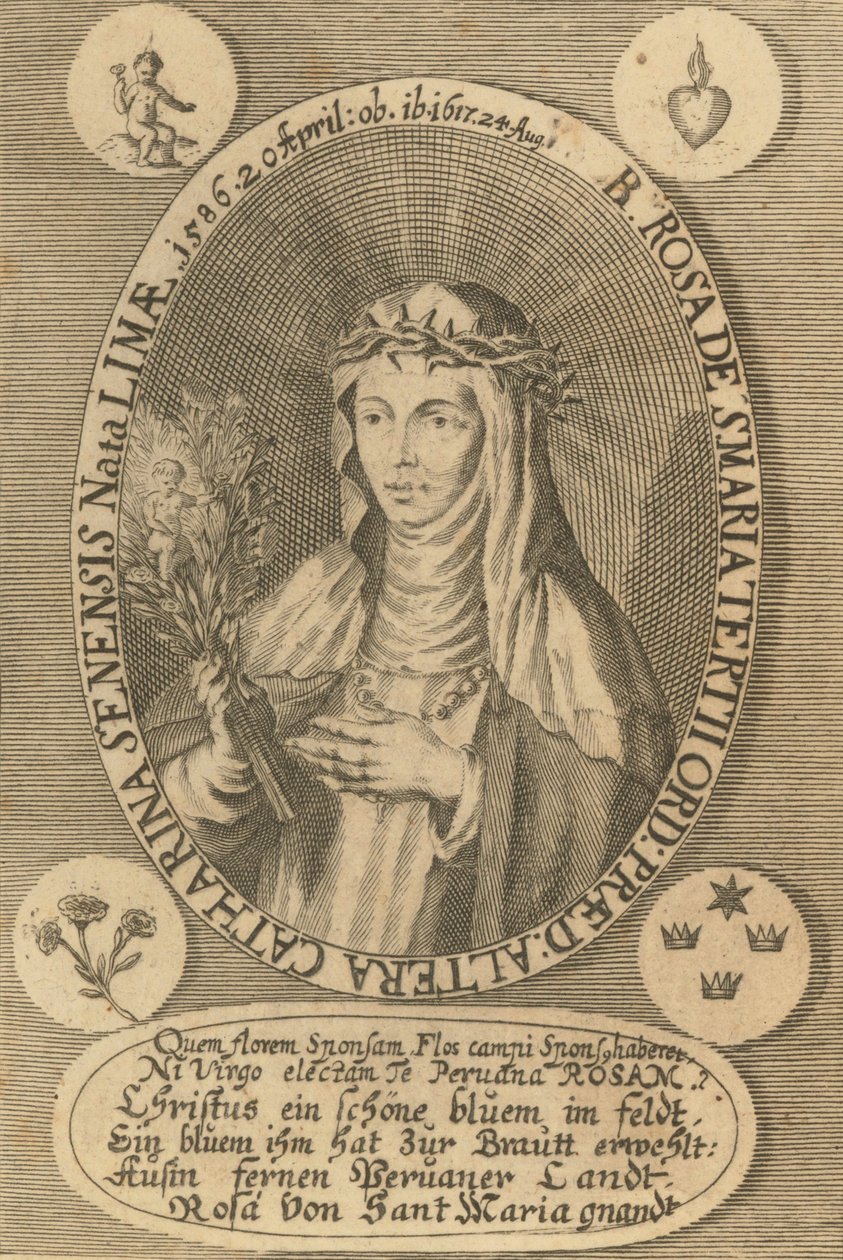 Sainte Rose de Lima - Antonio González de Acuña