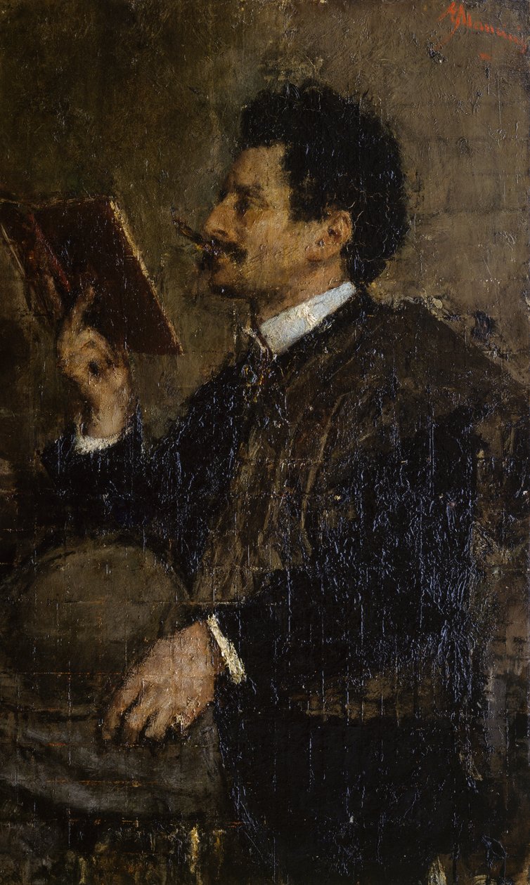Portrait du critique Saverio Kambo - Antonio Mancini