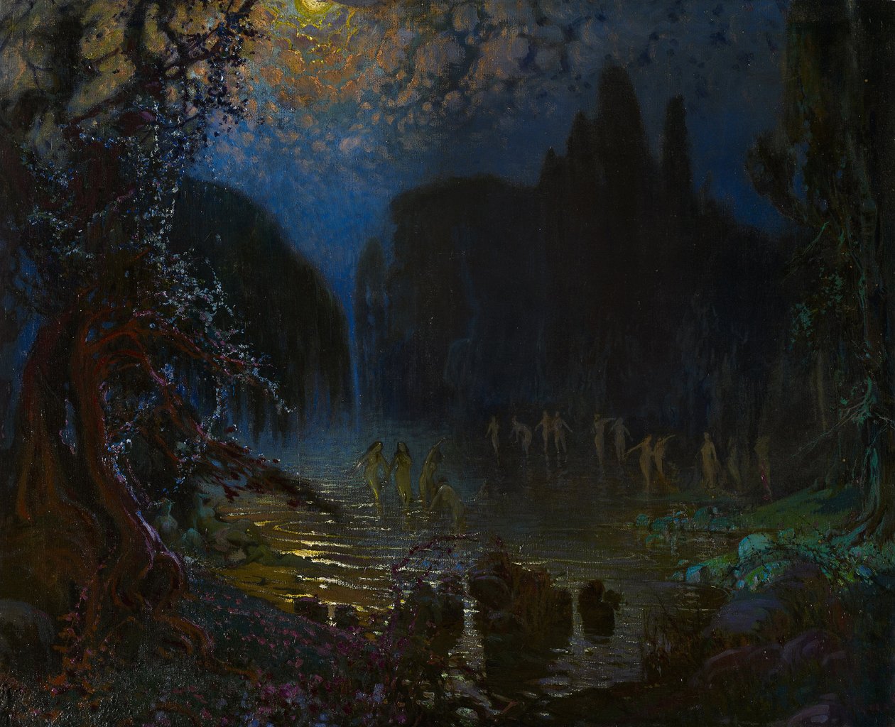 Le Bain des nymphes - Antonio Munoz Degrain