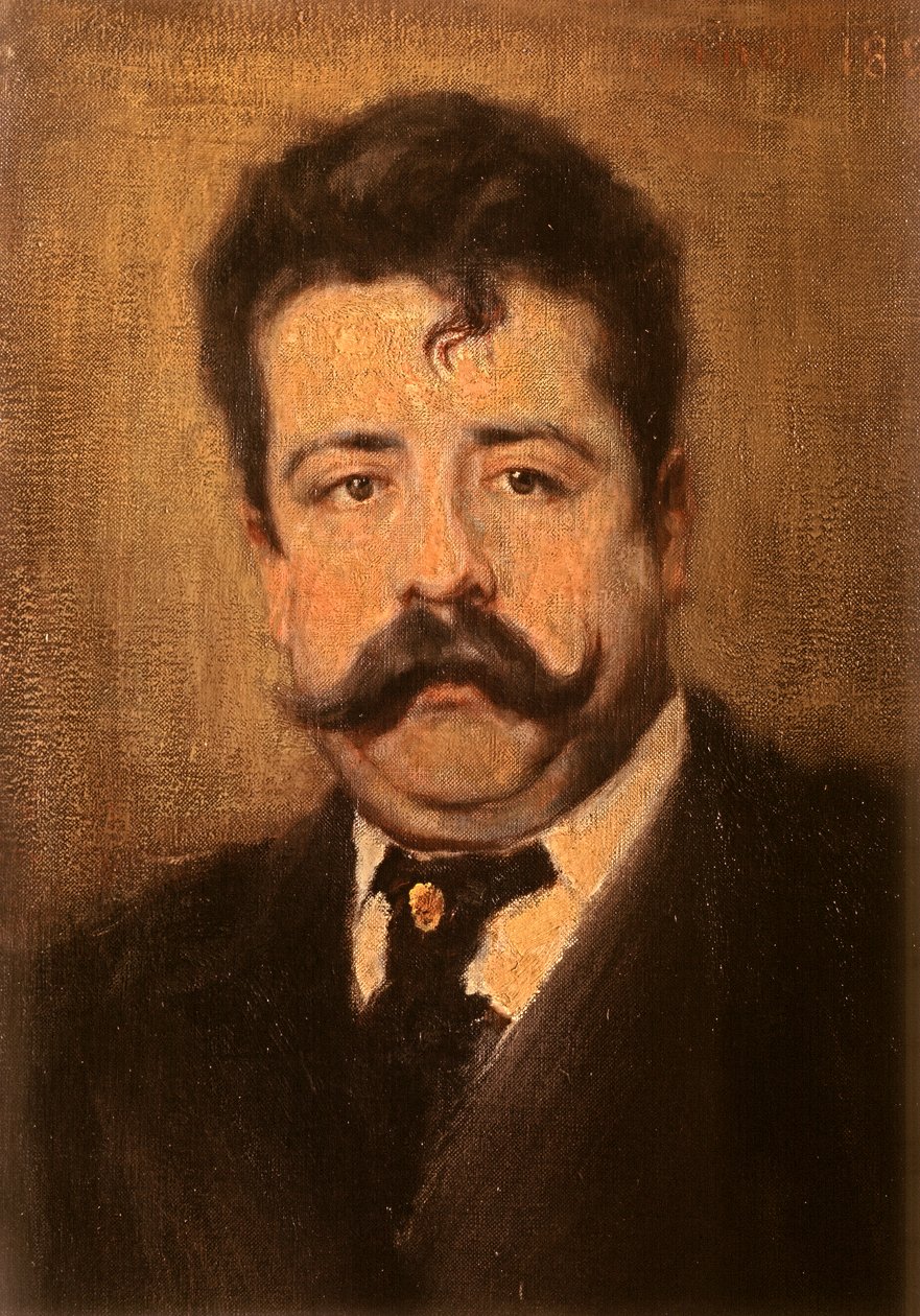 Portrait de Ruggiero Leoncavallo - Antonio Pasinetti