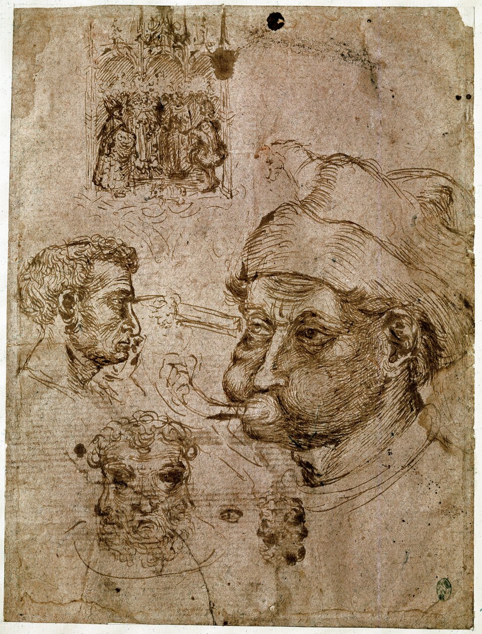 Quatre têtes d