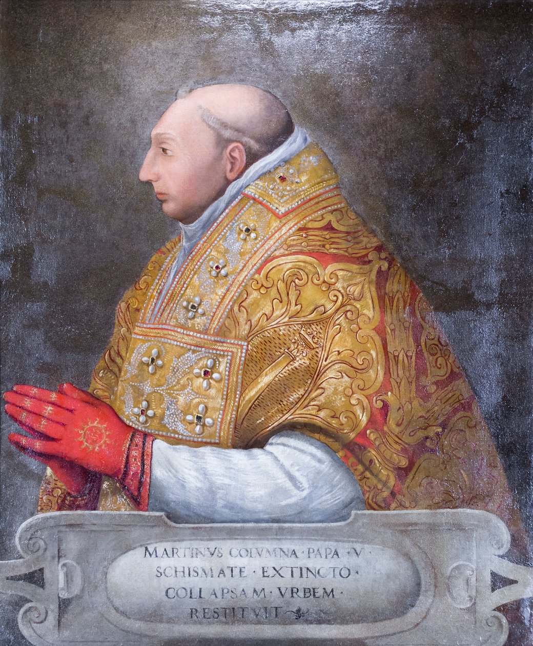 Portrait du Pape Martin V Colonna - Antonio Pisanello