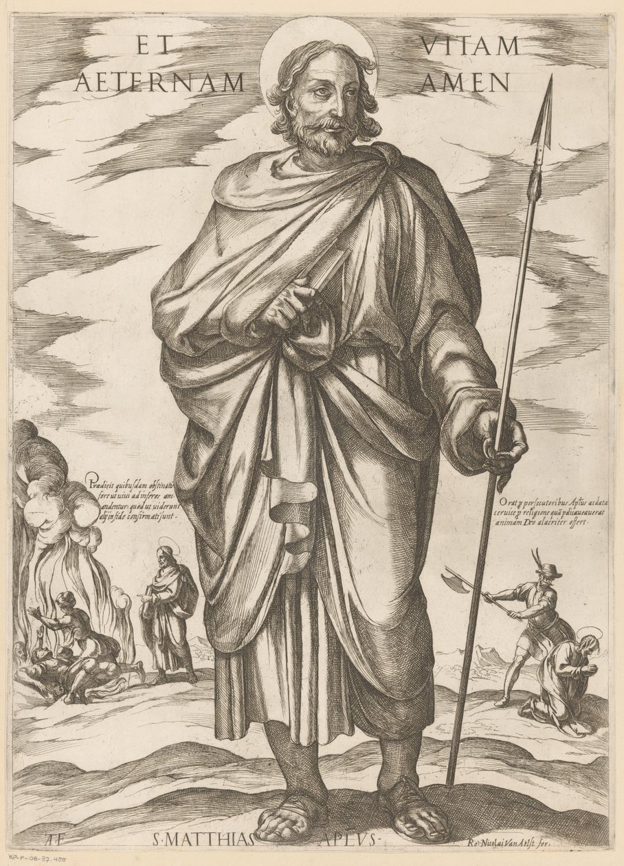 Saint Matthias (Et vitam aeternam amen) (Christ, Marie et les apôtres) - Antonio Tempesta