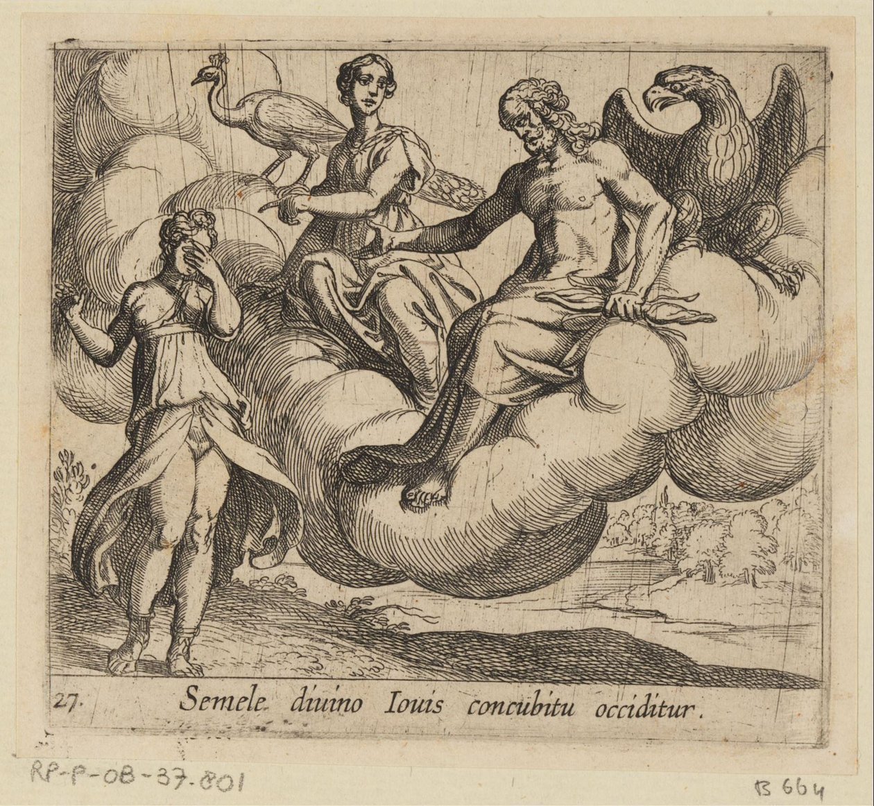 Le souhait de Sémélé (Metamorphoseon sive transformationum) - Antonio Tempesta