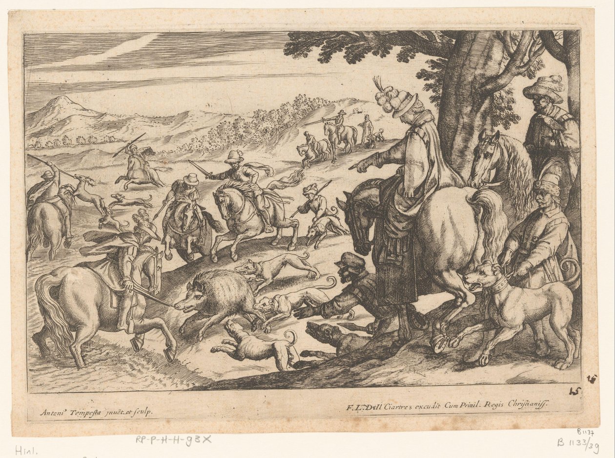 Chasse au sanglier et au cerf - Antonio Tempesta