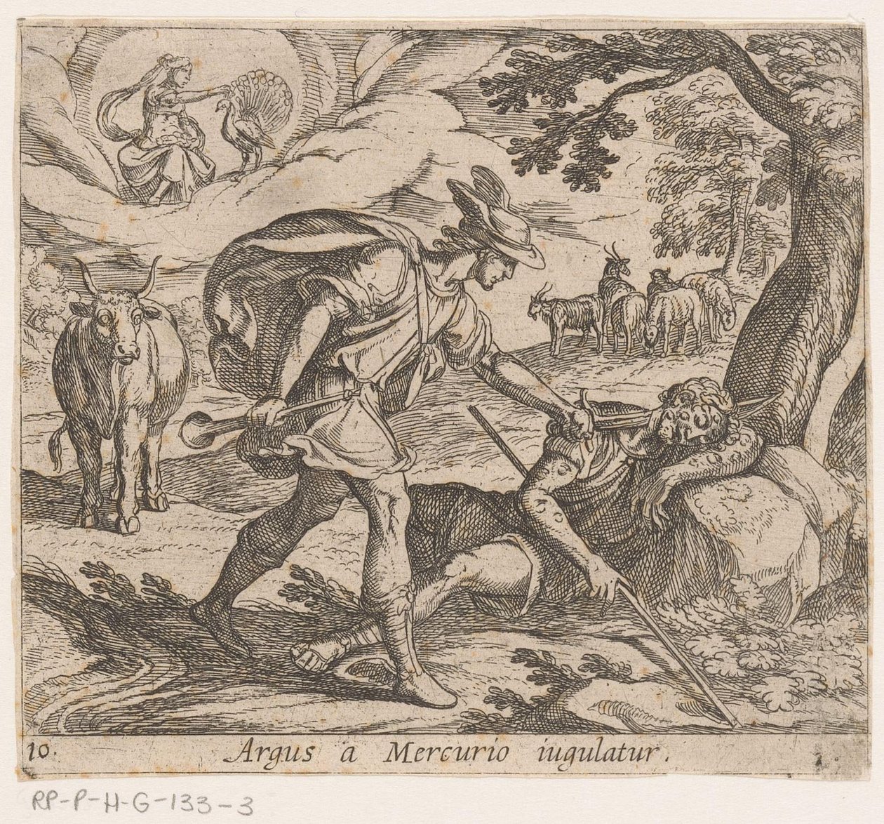Mercure tue Argus - Antonio Tempesta