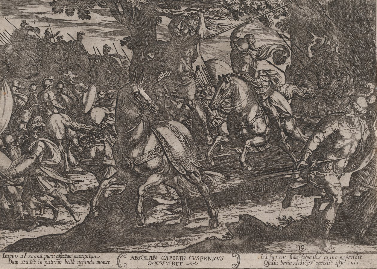 Planche 19 : Jacob tuant Absalom, des Batailles de l