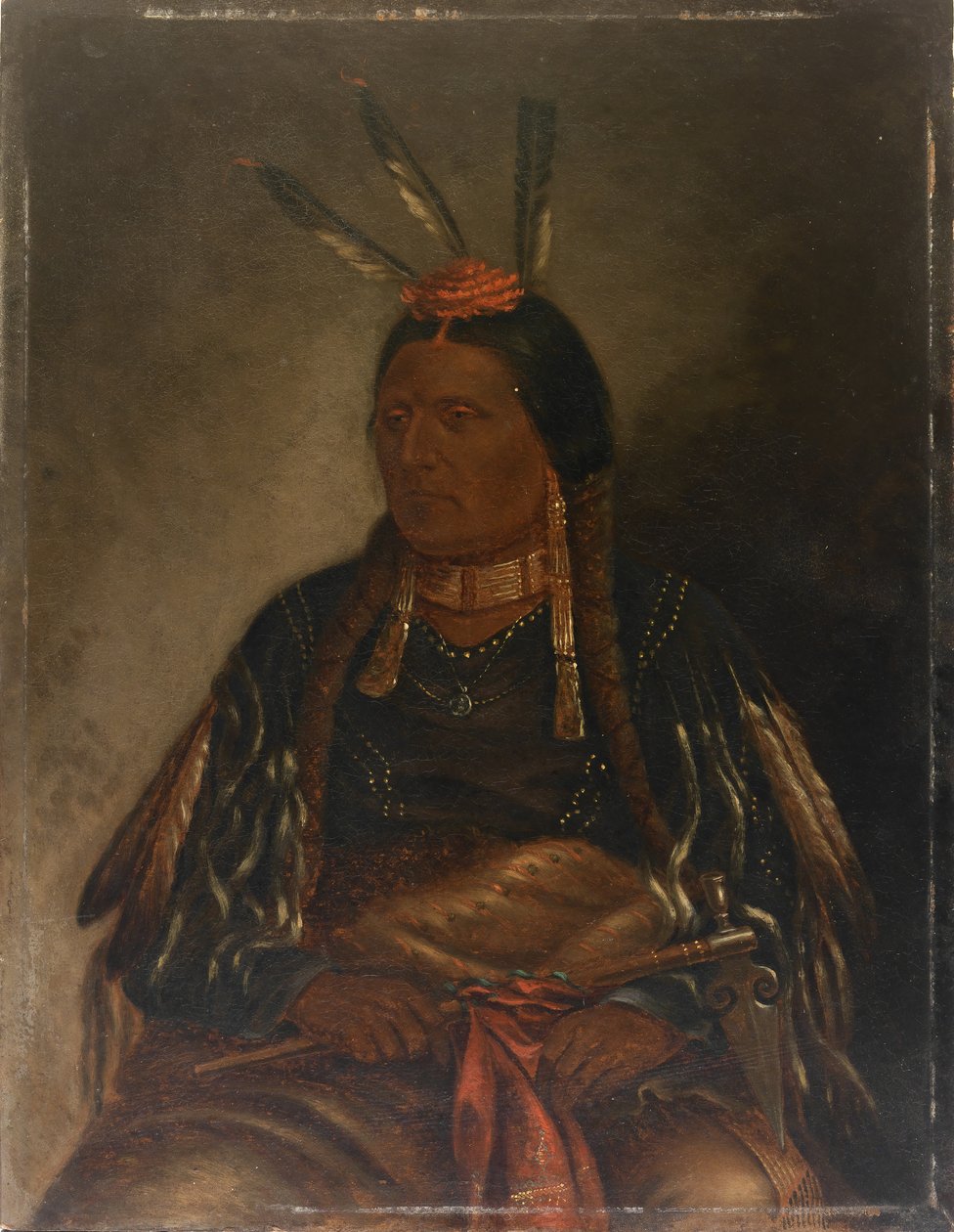 Che-tan-ce-ta Faucon Jaune, vers 1887 - Antonio Zeno Shindler