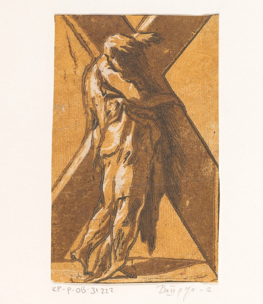 Saint André (Christ et les douze apôtres) - Antonio da Trento (attributed to)