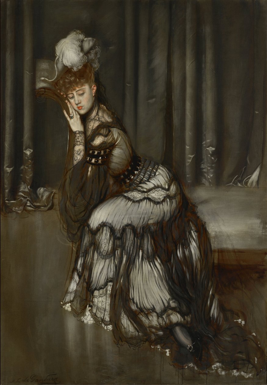 Portrait de Madame Salvator - Antonio de la Gandara