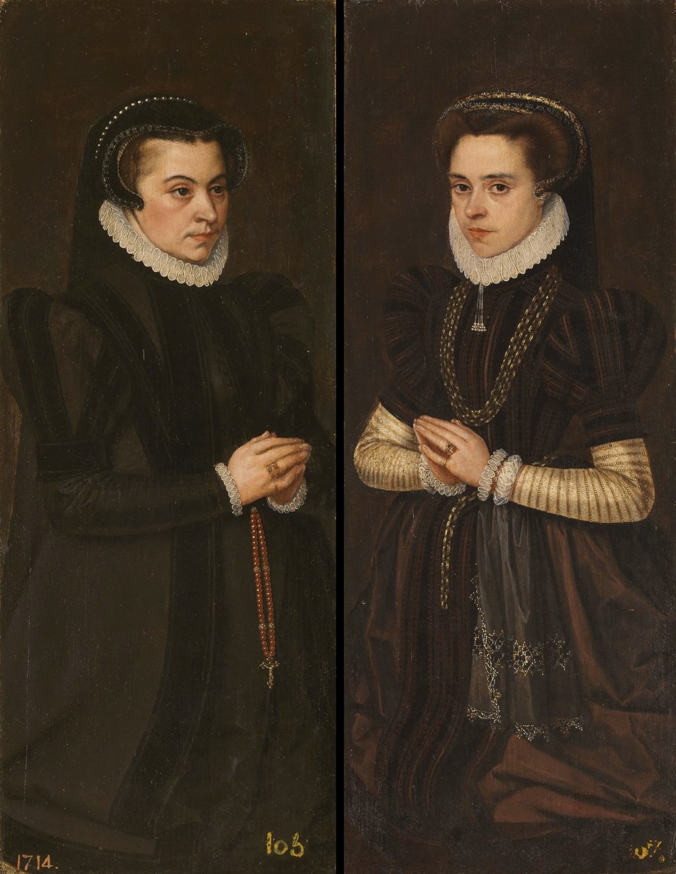 Marguerite de Parme et Marie de Portugal, épouse d