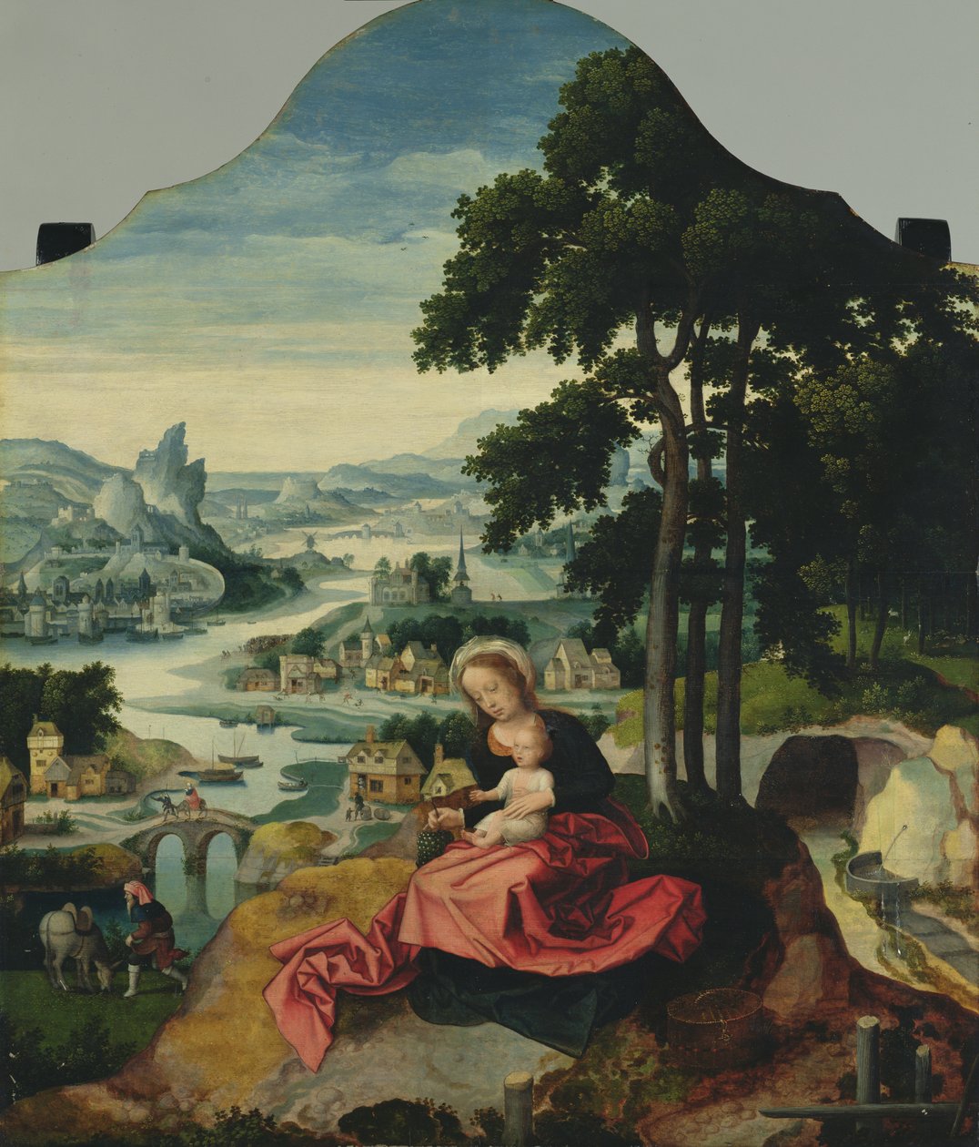 Le Repos pendant la fuite en Égypte - Antwerp Master Antwerp Master