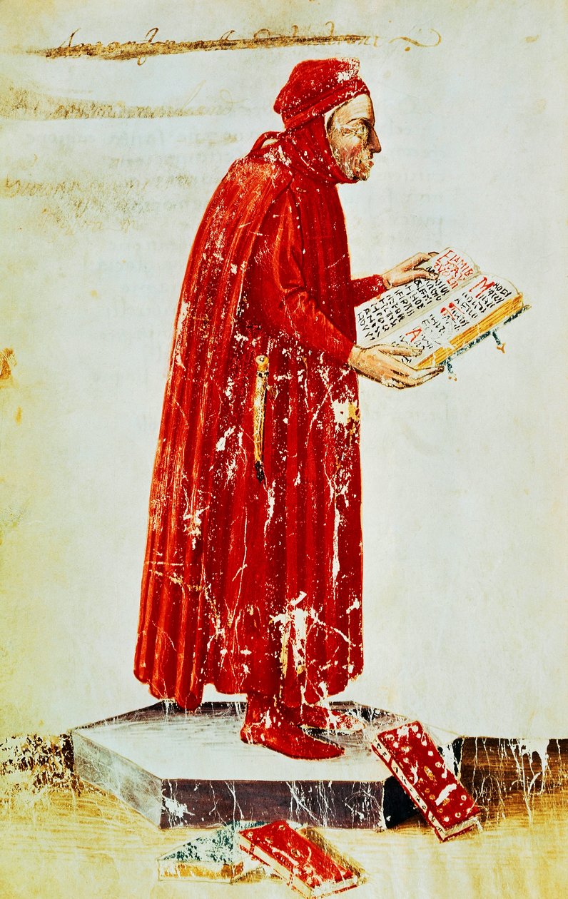 Portrait de Lino Coluccio Salutati (Stignano) - Apollonio di Giovanni di Tommaso