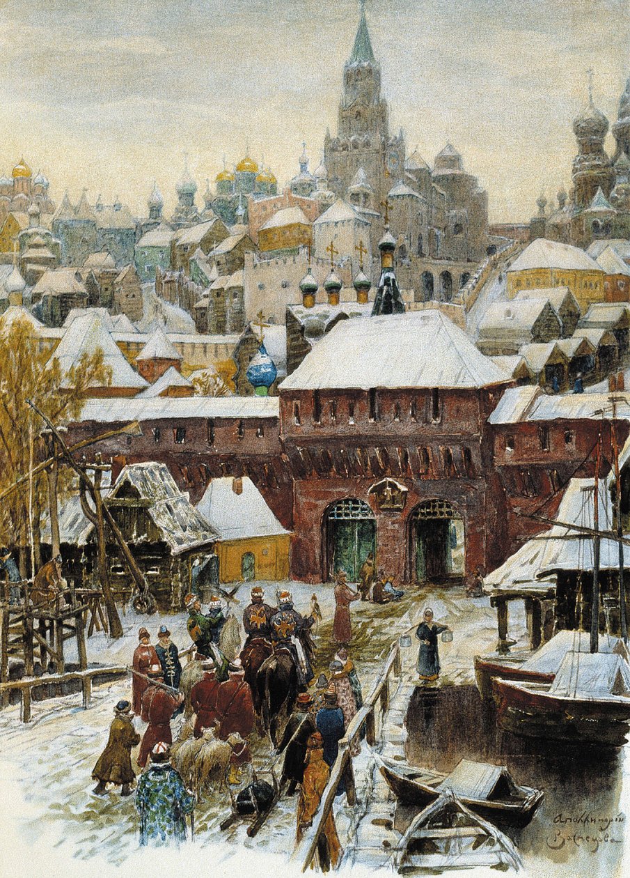 Moscou au XVIIe siècle, fin du XIXe - début du XXe siècle - Appolinari Mikhaylovich Vasnetsov
