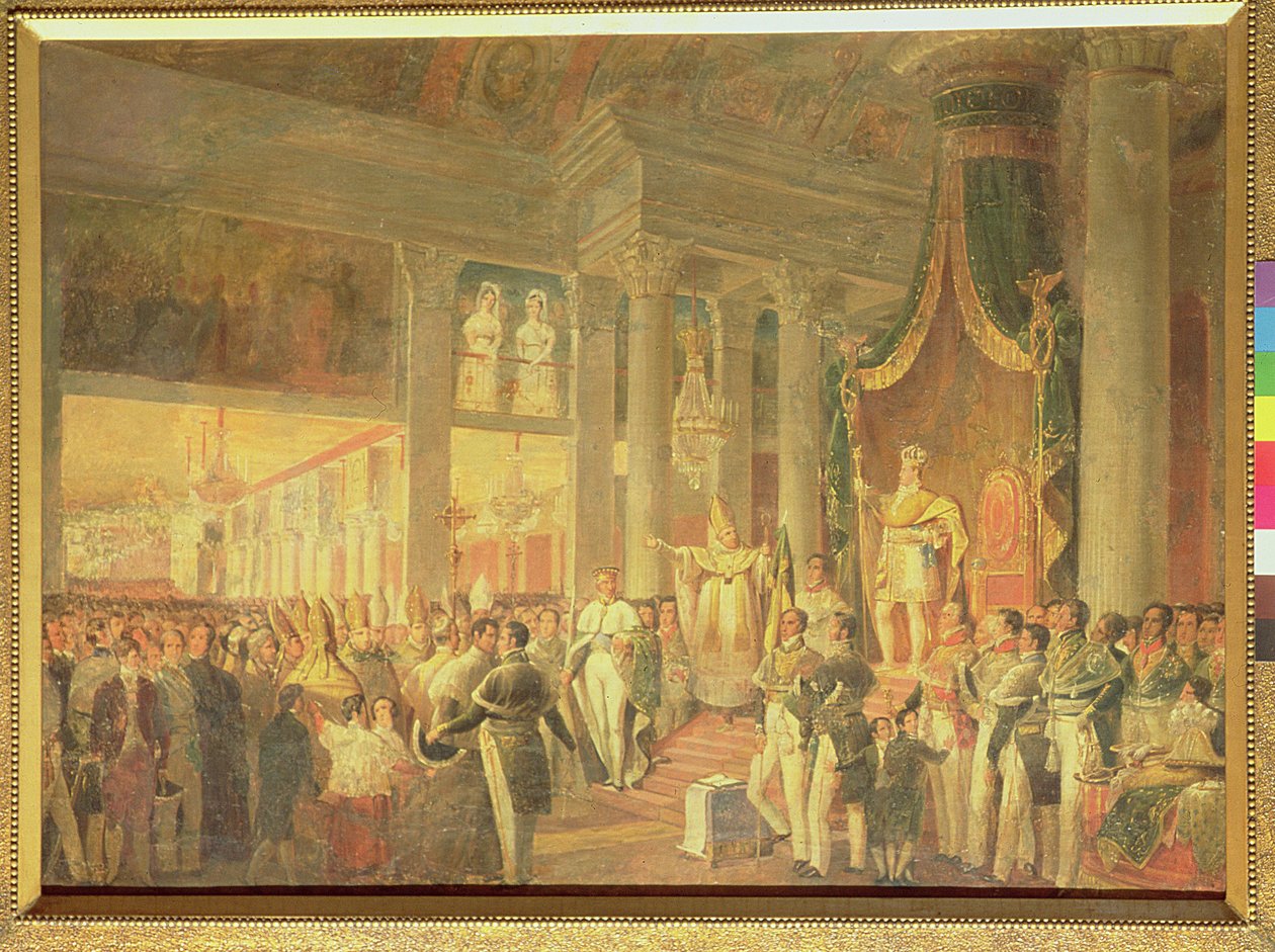 Couronnement de Dom Pedro II (1825-91) - Araujo Porto Alegre