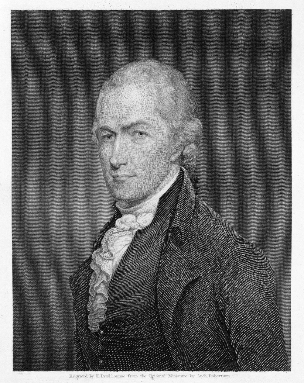 Alexander Hamilton, gravé par John Francis Eugene Prud