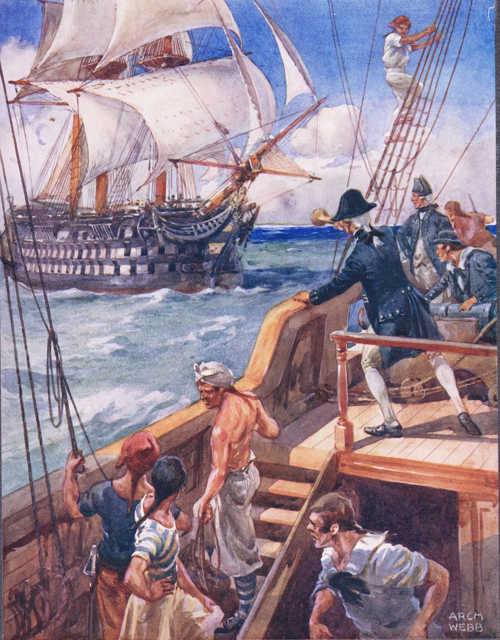 Notre capitaine a salué le Français 