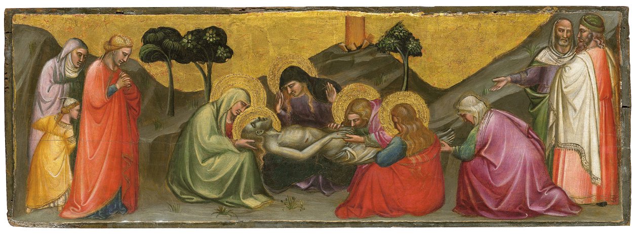 La Lamentation - Aretino Luca Spinello or Spinelli