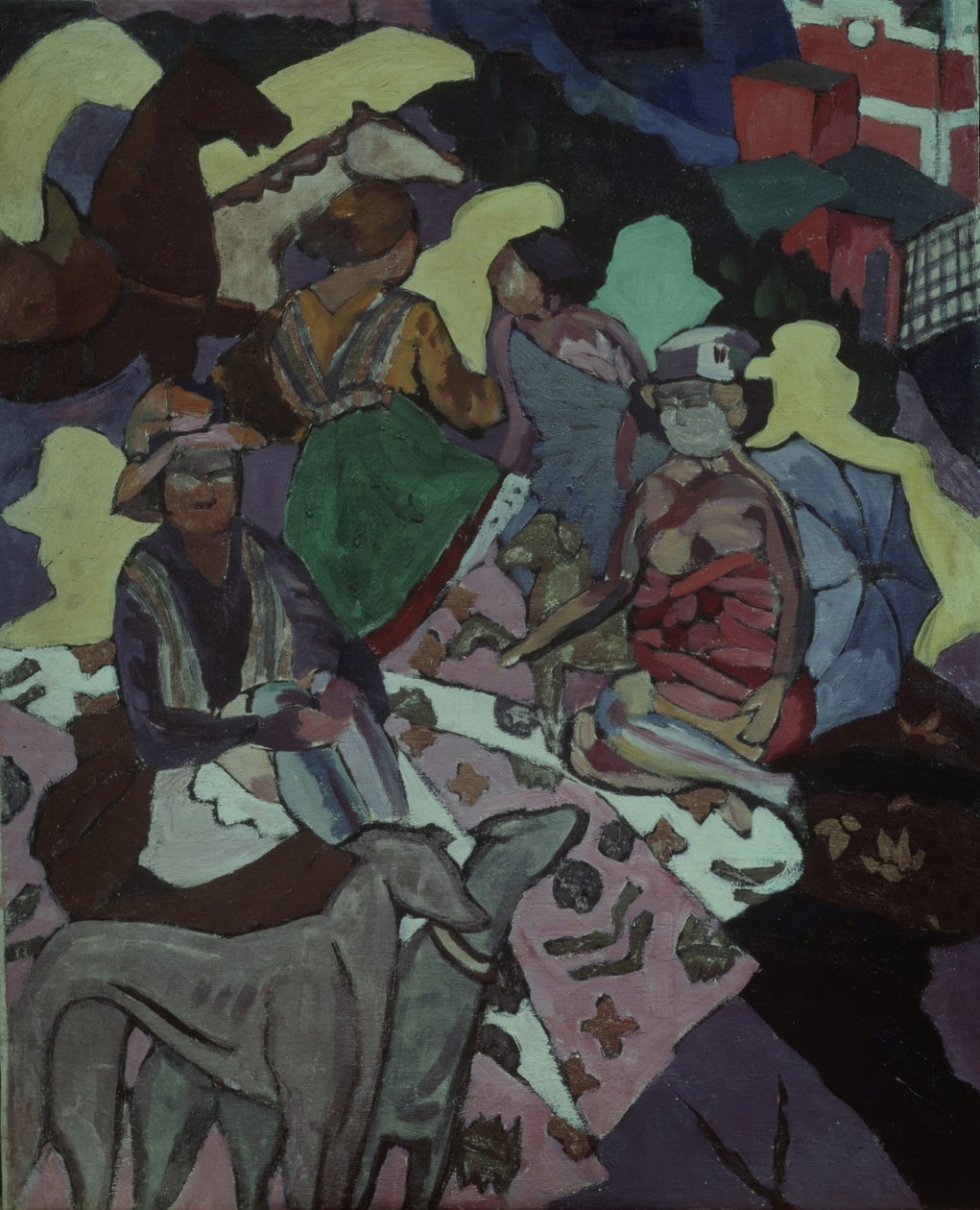 Au bord de la mer, 1915-1916 - Aristarkh Vasilievic Lentulov