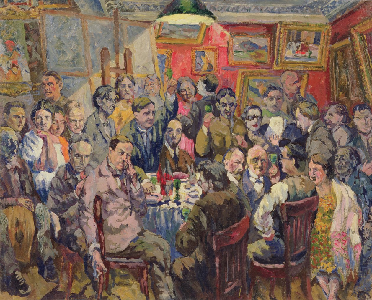 Artistes de Moscou, 1927 - Aristarkh Vasilievic Lentulov