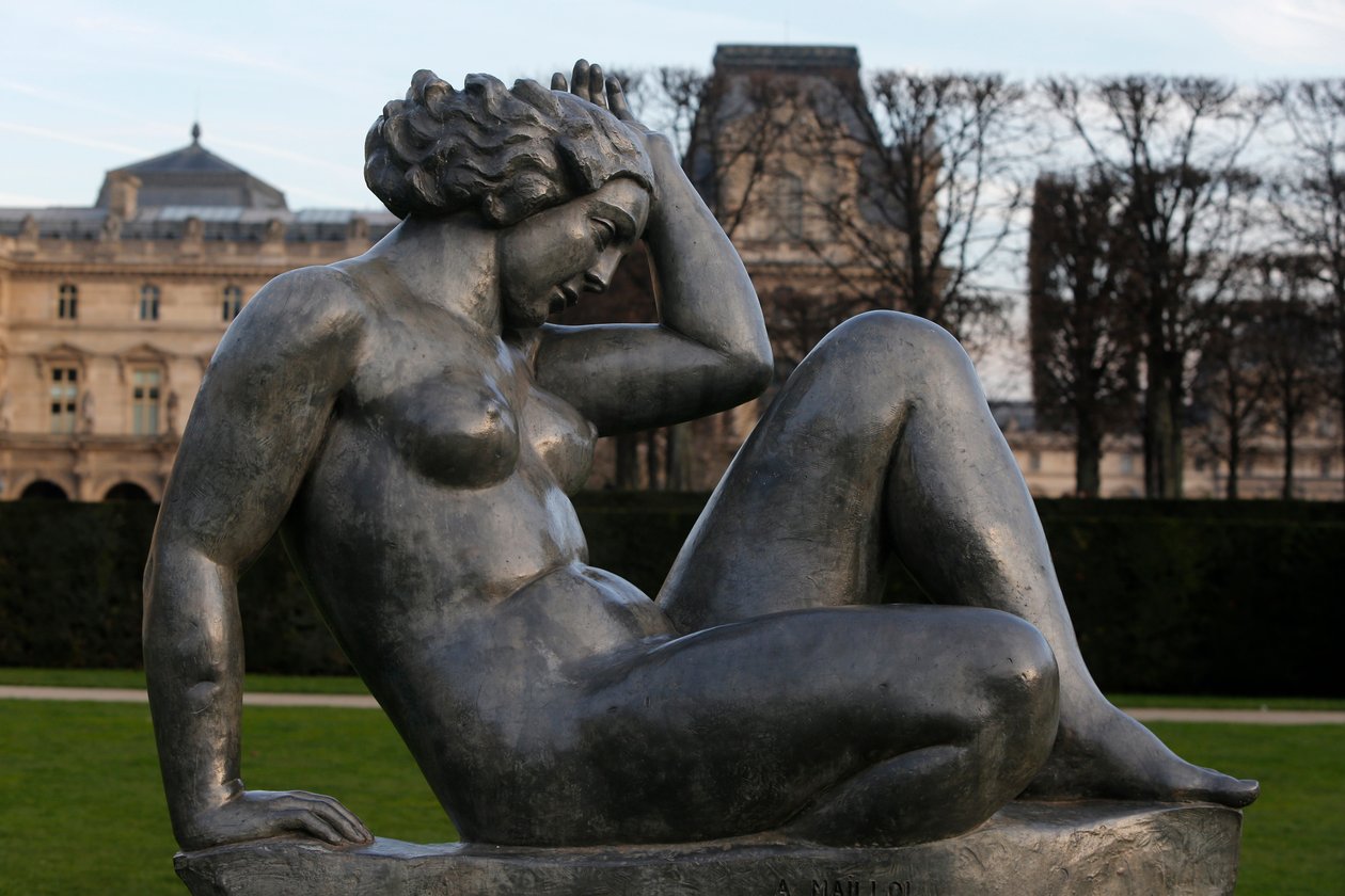 Jardin des Tuileries, Aristide Maillol, Montagne 1937, Paris, France - Aristide Maillol