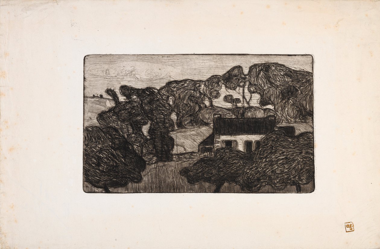 Ferme entourée d