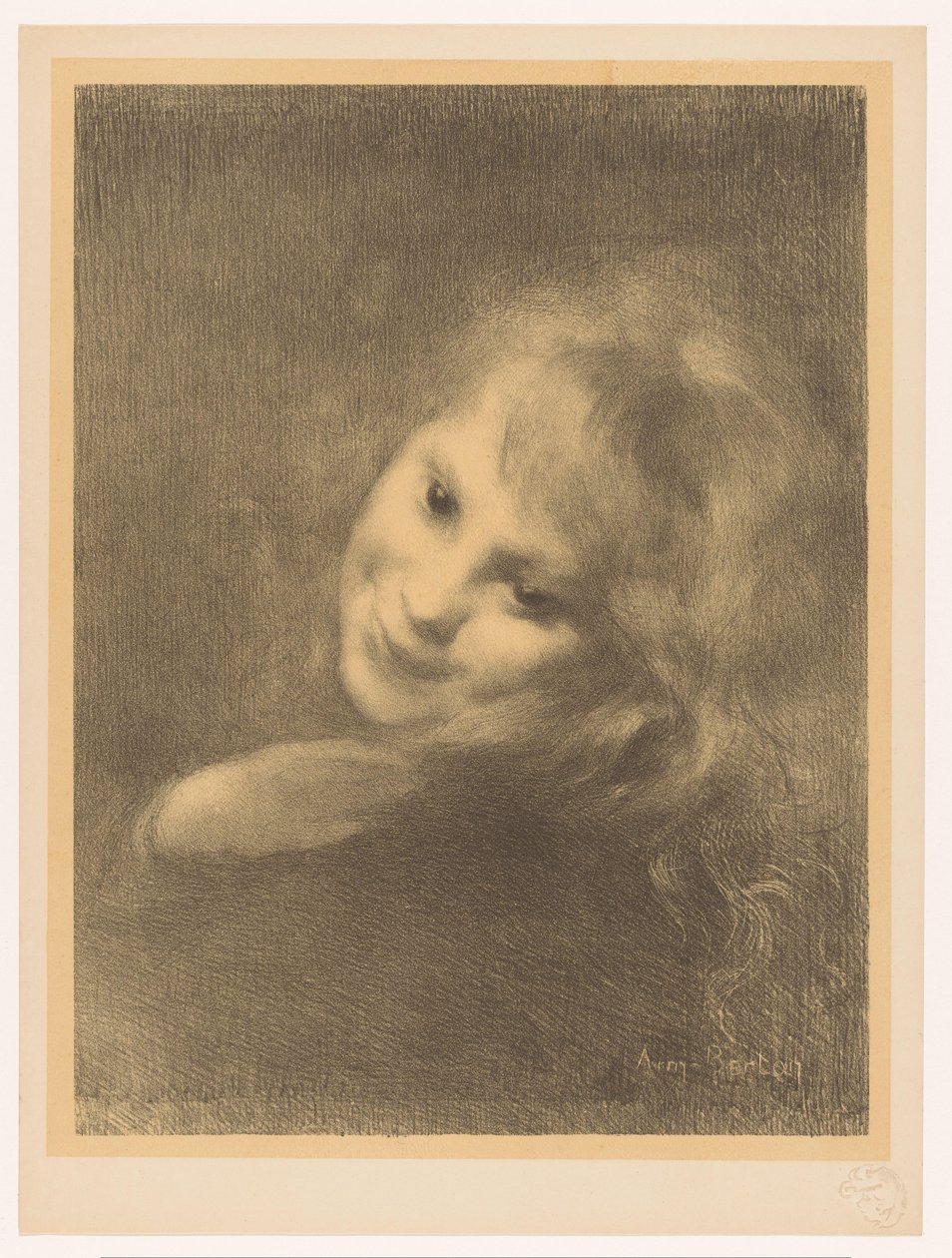 Fille souriante - Armand Berton