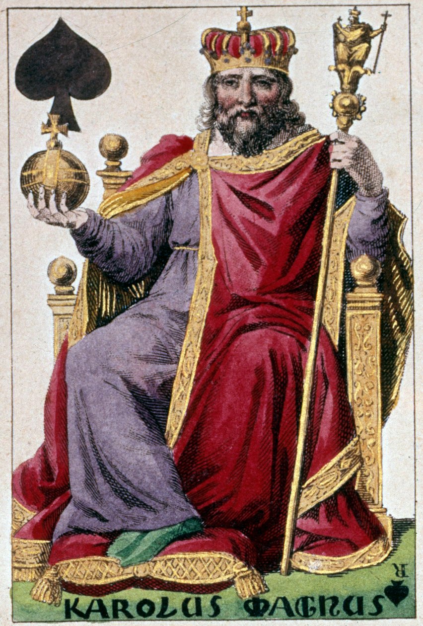 Représentation de Charlemagne (Charles Ier dit Charles le Grand 742-814) (détail) - Armand Gustave Houbigant