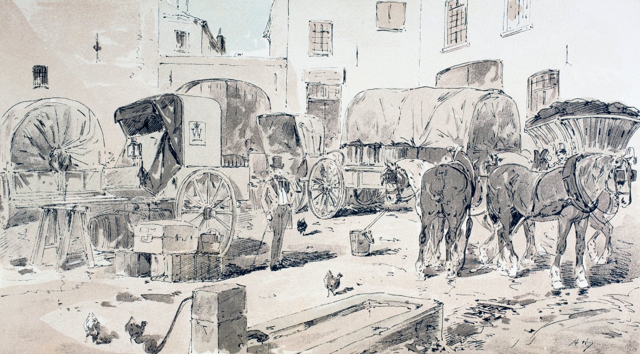Types de carrosses utilisés au XIXe siècle - Armand Jean Heins