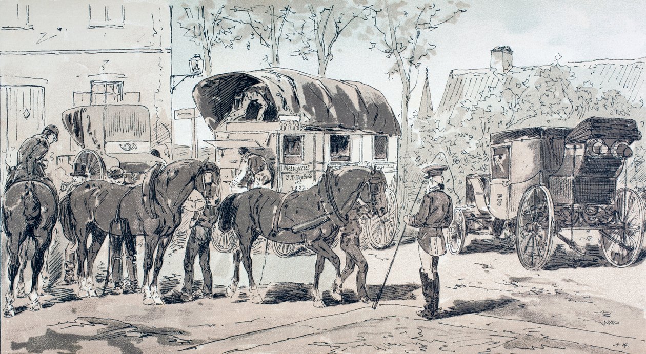 Types de carrosses utilisés au XIXe siècle - Armand Jean Heins
