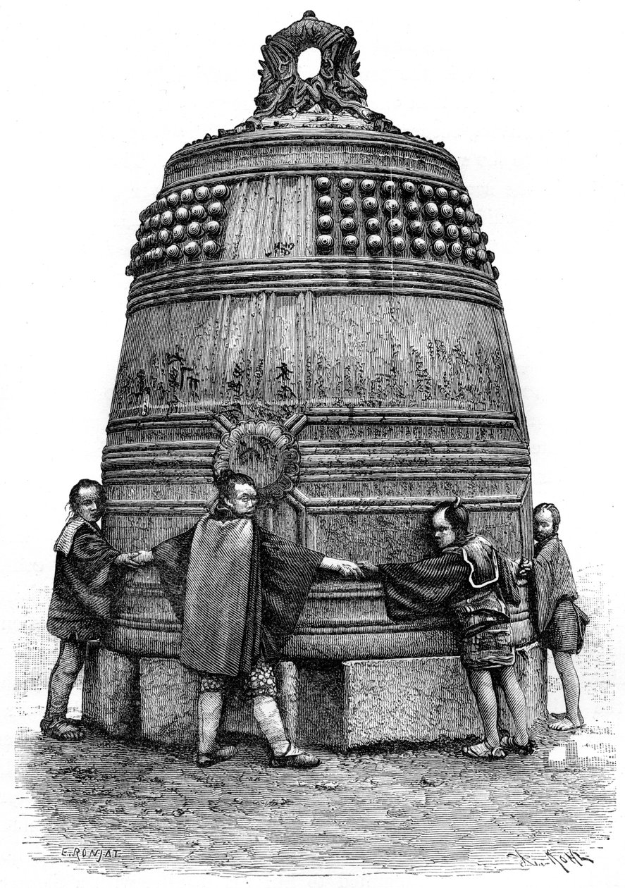 Une cloche du quartier de Shiba, Tokyo, Japon - Armand Kohl