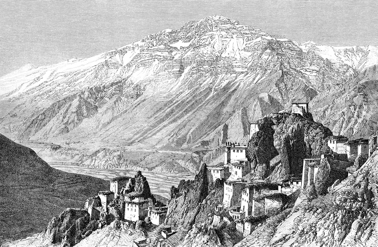 Dankar, Lahul et Spiti, Inde, 1895 - Armand Kohl