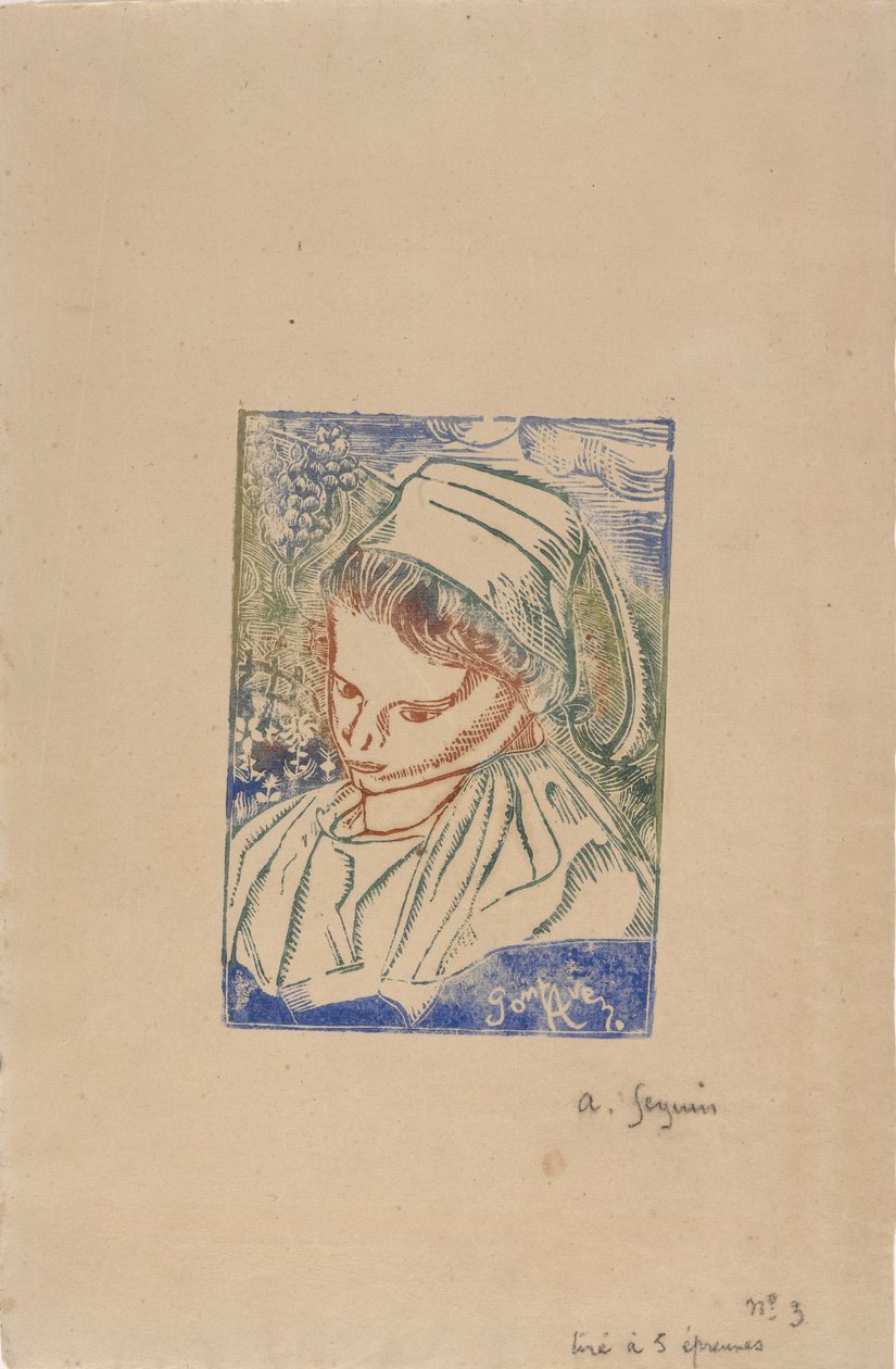Bretonne de Pont-Aven, vers 1896 - Armand Séguin