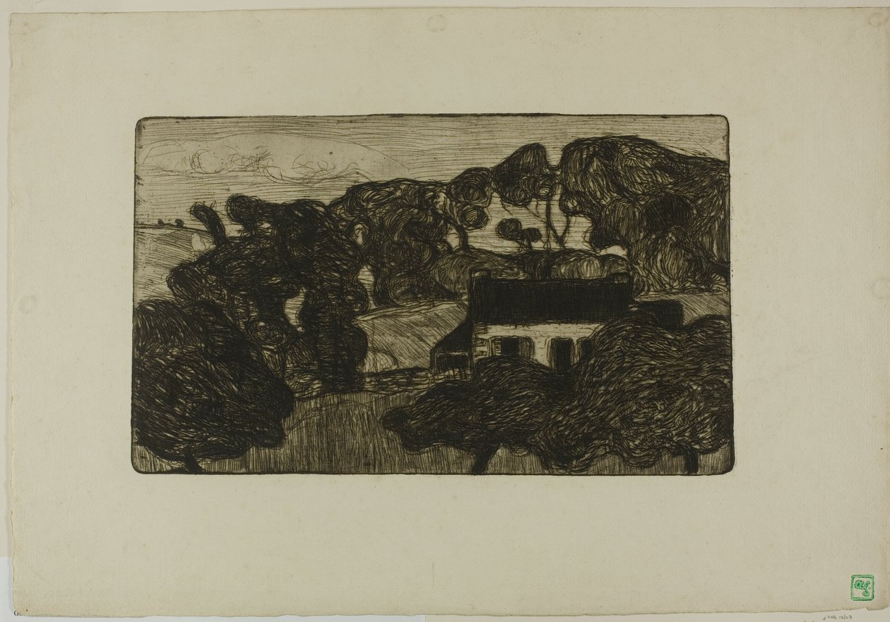 Ferme entourée d