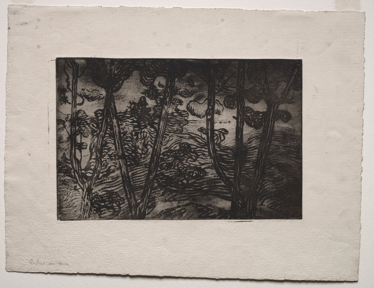 Arbres la nuit, vers 1894 - Armand Séguin
