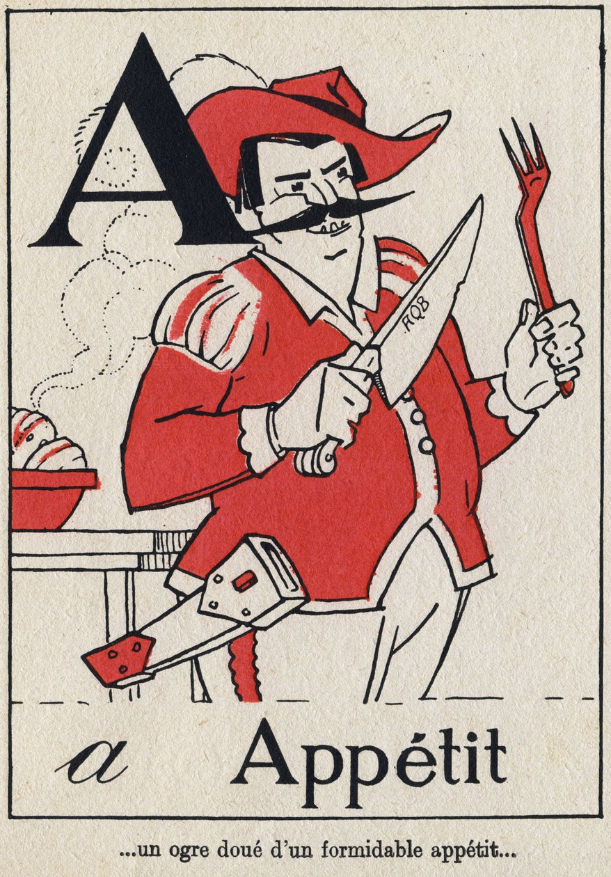 Lettre A : "Appétit", dans L
