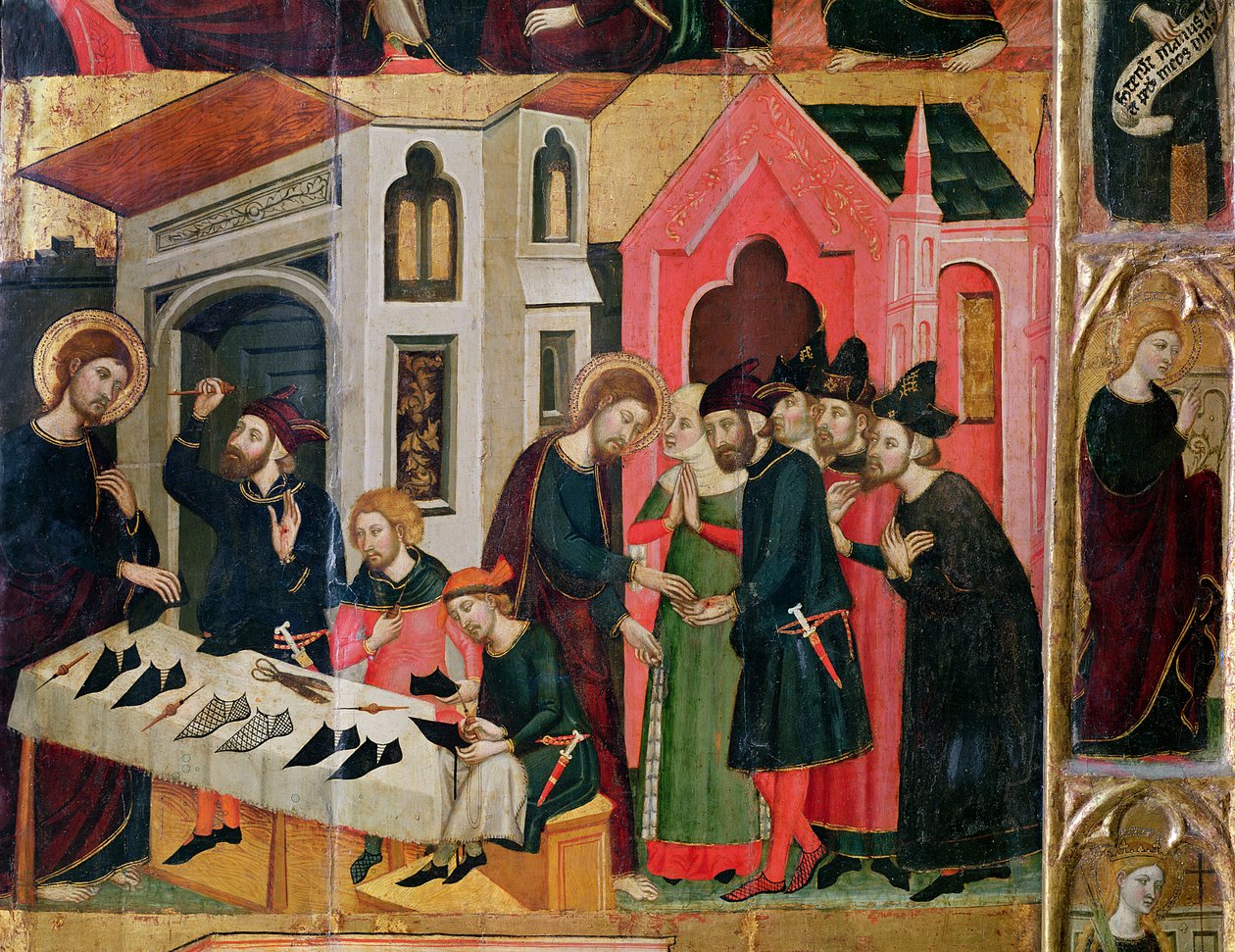 Le retable de SS. Marc et Ania, détail d