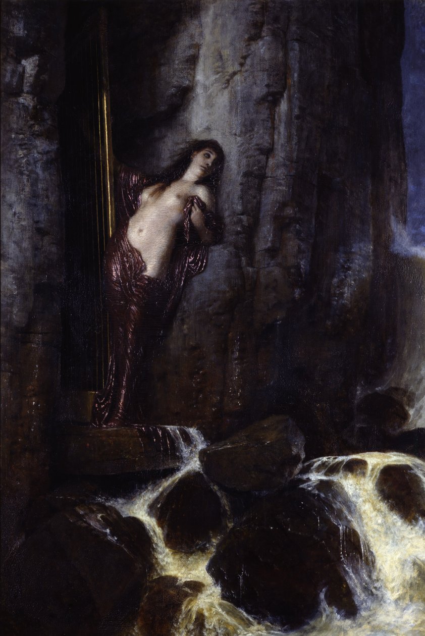 Le ressac (Le son) - Arnold Böcklin