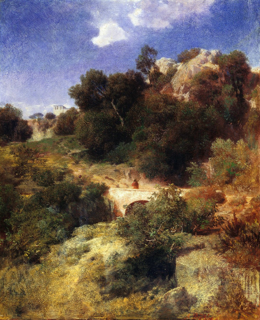 Paysage romain - Arnold Böcklin