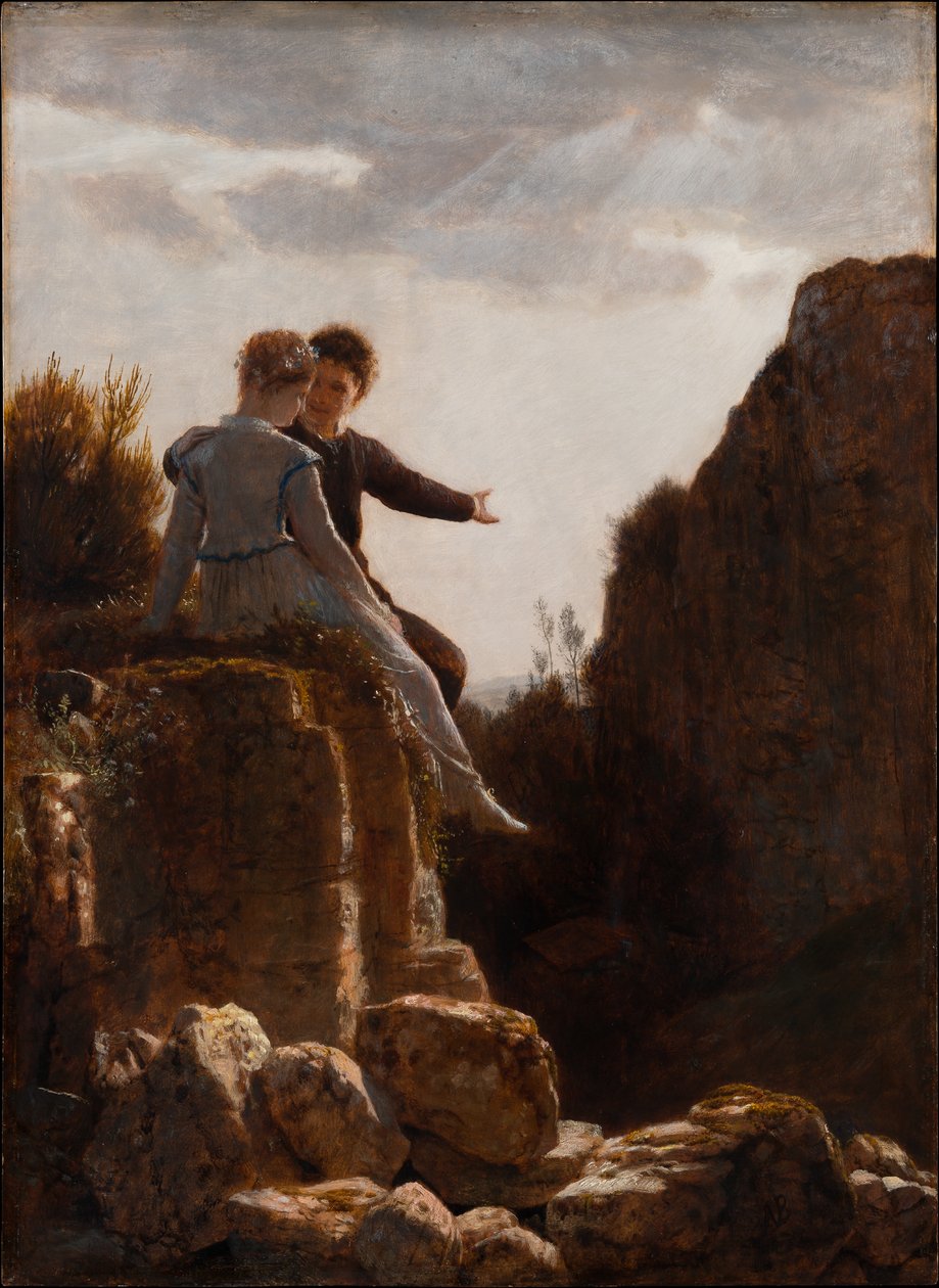 La lune de miel - Arnold Böcklin
