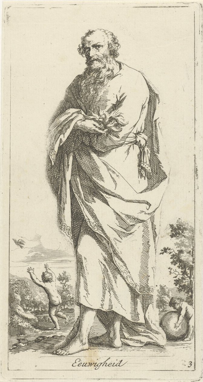 Éternité personnifiée - Arnold Houbraken