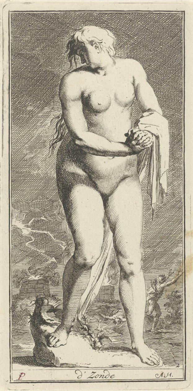 Péché personnifié - Arnold Houbraken